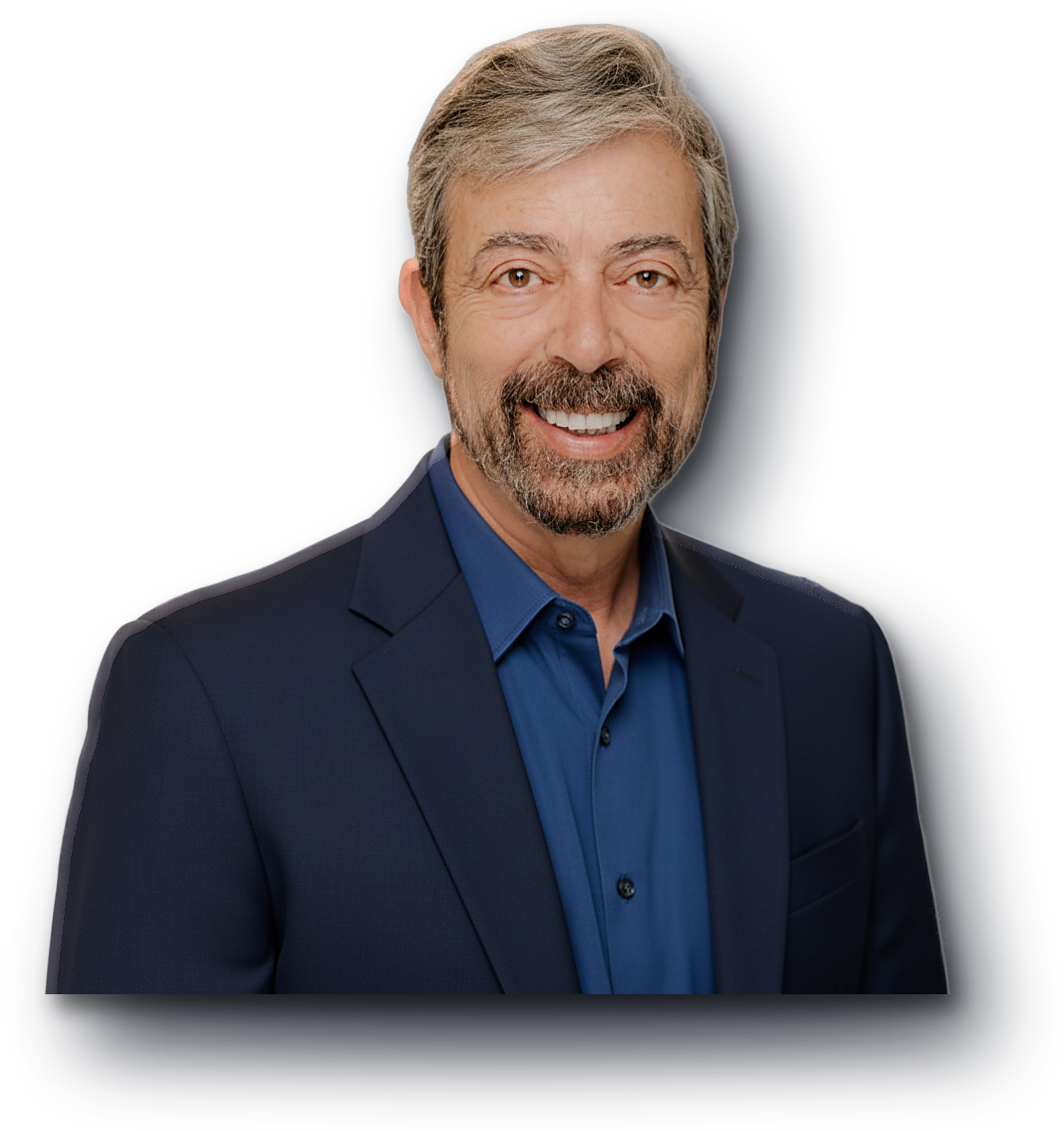 Seth Daniel Eisenberg, author and relationship educator, smiling in a navy jacket and blue shirt